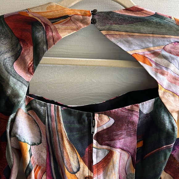 NWT Mara Hoffman Julia Blouse Gemma Print Size 00 - Picture 7 of 8